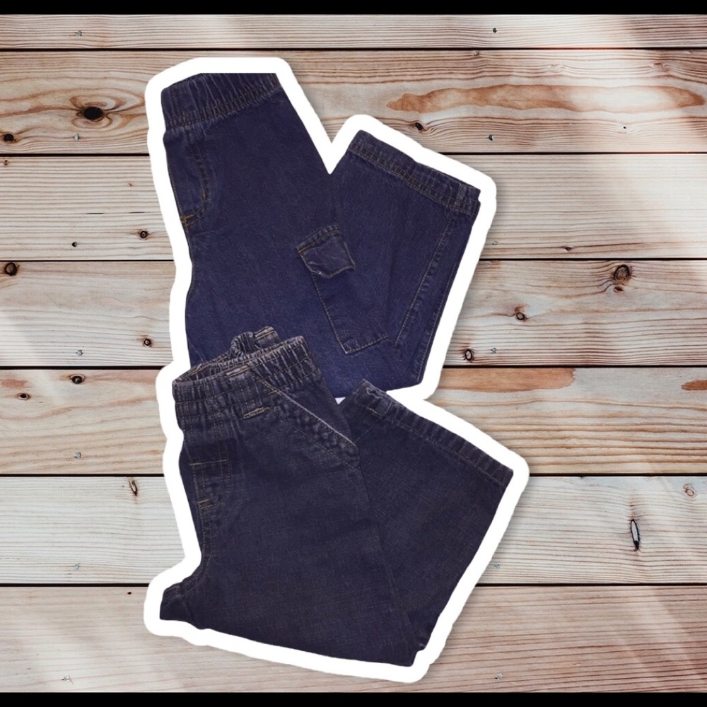✅- 2️⃣ Two Pair Boys Pull On Jeans 2T
